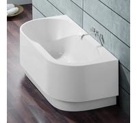 Hoesch SPECTRA Baignoire semi-îlot, avec tablier, 3664.010,