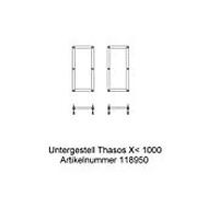 Hoesch Thasos 118950 pour 80x80, 90x75 / 80/90, 100x80 / 90 / 100cm