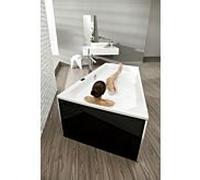 Hoesch Thasos baignoire d’angle 150x100 cm côté gauche blanc 3745.010