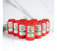 Hofer Lot de 10 bougies funéraires [Saint Rupertus] Bougie funéraire avec brûleur d'env. 55 heures de combustion | Bougie funéraire rouge | Bougie funéraire | Bougie funéraire | Bougie à huile