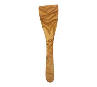 HOFMEISTER® 2 spatules à tête incurvée et veinage typique du bois d'olivier, fabriquées artisanalement dans des entreprises familiales, 25 cm