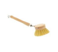 Hofmeister Holzwaren| Brosse à Vaisselle en Bois, Petite Tête de 4,3 cm à Changer - Bon Résultat de Rinçage avec Poils en Fibres Stables, 23 cm