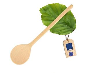 Hofmeister Holzwaren - Cuillère Ronde en Bois Longueur 16 cm (1 pièce)