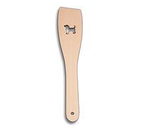 Hofmeister Holzwaren Ustensiles de Cuisine Cuillère ou spatule, avec Motif, en Bois (Spatule/Chien)