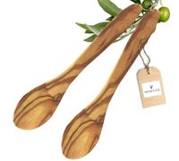 HOFMEISTER® Cuillère à Soupe, en Bois d'olivier, veinure frappante et caractéristique, Bois, Olive, cuillère pour Bowl et céréales, cuillère à céréales, 20,5 x 4,2 x 1 cm (1 pièce)