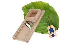 HOFMEISTER® Rabot à choux professionnel Lames en acier inoxydable 80 cm - coupe sûre du chou blanc & du chou rouge grâce au chariot mobile, rabot à légumes en bois de hêtre, Made in EU