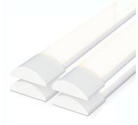 HOFTRONIC - Lot de 4 réglettes LED 150 cm 50W 4000K blanc neutre IP20