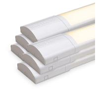 HOFTRONIC - Lot de 6 Réglette LED 150 cm 50W 3000K IP20 Interconnectable
