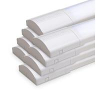 HOFTRONIC - Lot de 8 Réglette LED 150 cm 50W Tube intégré 6500K Blanc chaud 7000lm Super lumineux 30000h Lampe LED longue portée 1500x74x25mm (LxlxH) Lampe de cave éclairage de garage - IP20