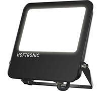 HOFTRONIC - Projecteur LED Luxor V2 100W 4000K IP65 Noir verre dépoli