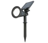 HOFTRONIC - Projecteur solaire de jardin Bend IP65 étanche 6000K Lampe LED Lampes solaires pour extérieur piquet de Blanc chaud Projecteur