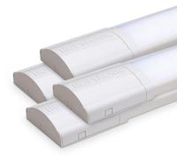 HOFTRONIC - Réglette LED 120 cm 40W 6500K IP20 Blanc Froid Interconnectable