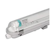 HOFTRONIC - Réglette LED 120cm - 18W 2520 Lumen (140lm/W) - IP65 extérieur étanche - 3000K blanc chaud - 50.000h Lampe - Avec tube fluorescent LED - Lampe de cave éclairage de garage - Connectable