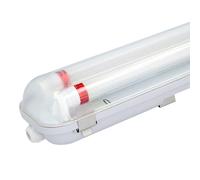 HOFTRONIC - Réglette LED 150cm - 60W 10500 Lumen (175lm/W) - IP65 extérieur étanche - 4000K neutre blanc - 50.000h - Avec tube fluorescent LED - Lampe de cave éclairage de garage - Connectable