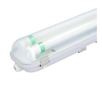 HOFTRONIC - Réglette LED 150cm - 60W 9600 Lumen (160lm/W) - IP65 extérieur étanche - 4000K neutre blanc - 50.000h - Avec tube fluorescent LED - Lampe de cave éclairage de garage - Connectable