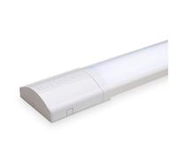 HOFTRONIC - Réglette LED 60cm 16W Tube intégré 6500K blanc froid 2520lm Super lumineux 54000h Lampe LED longue portée 600x74x25mm (LxBxH) Lampe de cave éclairage de garage - IP20 intérieur