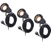 HOFTRONIC - Spot à piquet extérieur LED Sydney 4W 345lm 2700K IP65 Noir