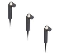 HOFTRONIC - Spot à piquet jardin 4W 345lm 6500K IP65 Noir Dimmable