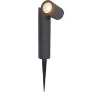 HOFTRONIC - Spot à piquet jardin LED 4W 345lm 2700K IP65 Noir Dimmable Inclinable