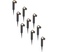 HOFTRONIC - Spot à piquet LED Pinero 4W 345lm 4000K IP65 Noir Dimmable