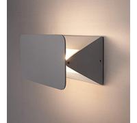 HOFTRONIC Toledo Applique murale LED orientable - 3000 K blanc chaud - Lumière Up & Down Light - IP54 - Applique murale intérieure et extérieure - Gris - Pour salle de bain, terrasse, jardin, salon