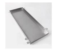 HOFUNTRE Bac Condensat Clim en Acier Inoxydable, Conception Renforcée et Résistante, Fabrication Monobloc pour Climatiseurs de Fenêtre(100x46x3.5cm/39x18x1in)