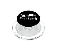 Hog Barbecue Chef Père Funny BBQ Grilling Master PopSockets PopGrip pour MagSafe