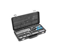 Högert Kit d'outils HT1R486 63 pièces 1/4" Cr-V cliquet, douilles et embouts