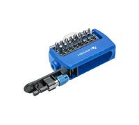 Högert HT1S401 Set d'embouts d'outils | Kit de tournevis pour téléphone portable | Réparation complète Embouts de tournevis - Bleu/gris, 1/4"