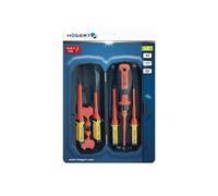 Högert Kit de tournevis HT1S998 – 8 pièces isolées 1000 V certifié VDE