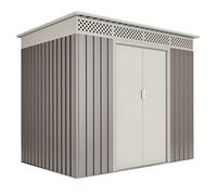 Hoggar Abri de Jardin en métal Nykop 3.02m2 - Garantie 10 Ans - 213x142x184cm