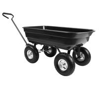 HOGLER 3957 Chariot de jardin, 300 Kg, noir