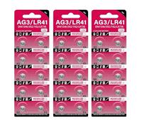 hogtnd AG3 1, 55 V Piles bouton au lithium SR41 192 L736 384 SR41SW CX41 LR41 392 longue pour appareils électroniques Petite batterie pour appareils électroniques