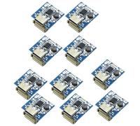 hogtnd Carte élévateur 5 V avec température Intelligente, Typec | Carte de Module d ' alimentation élévateur 5V 134N3P, 10 pièces, avec gestion de et de décharge, lumières LED,