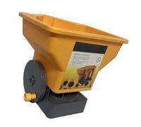 hogtnd Machine à semer portable à manivelle - Applicateur d'engrais agricole pour une répartition efficace du compost et du calcaire - Épandeur de pelouse facile à utiliser avec grande capacité