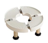 hogtnd Support extensible multifonction pour pots de fleurs - Base ronde avec roue - Plateau mobile pour pots de fleurs