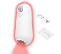 Hogvinnatil Lampe De Toilette Avec Détecteur De Mouvement | Éclairage LED Automatique Sans - 8 Couleurs Réglables Rechargeable USB Pour Salle De Bain Chambre De Bébé Escalier Placard Et Zone Pour
