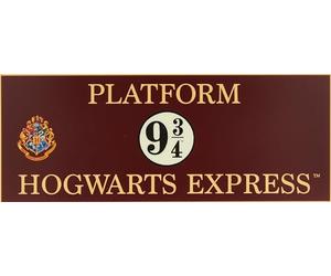 Hogwarts Lumière logo Poudlard Express - Officiellement licencié, Lampe murale ou à poser, Fonctionne à piles ou USB, Cadeau pour fans