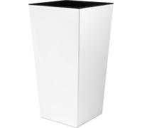 Prosperplast Pot de fleur Urbi Square DURS240-S449 carré 19 L avec réservoir blanc 45 x 24 x 24 cm