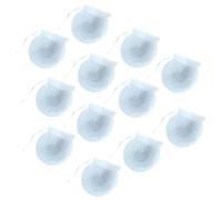 Hohopeti 100 Sachets de Thé Filtrants en Papier Blanc à Cordon, Format Rond 75mm, pour Thé en Vrac et Mélanges Aromatiques, Préparation de Sachets Parfumés