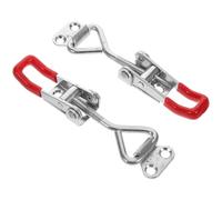 Hohopeti 2 Pièces Quincaillerie de Serrage à Genouillère en Acier Inoxydable Mini Pince à Bascule Fermetures Autobloquantes pour Tiroirs et Portes