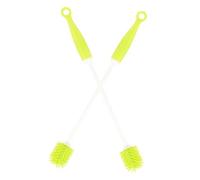 Hohopeti 2pièces Lot De Brosses Pour Biberons Et Bouteilles Brosse Souple Multi-usages Pour Nettoyage De Tasses Et Biberons Manche Long Ergonomique Pour Usage Domestique