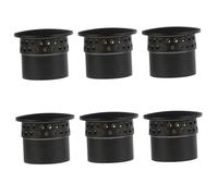 Hohopeti 6pièces Distributeurs de Foyers pour Poêles à Gaz Noyaux Centre Intégré Couvercles de Foyer Kit de Brûleur Standard