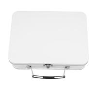 Hohopeti Boîte à Lunch Bento en Fer Blanc, Rétro, Portable, avec Verrou | Conteneur de Stockage, Boîte à Bonbons en Métal, Boîtes Métalliques avec Couvercles