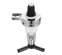 Hohopeti Doseur Bouteille Mural en Acier Inoxydable 25ml pour Cocktails, Distributeur de Boissons Alcoolisées Rationnées Bec Verseur Anti-goutte en Plastique et Silicone