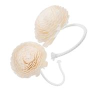 Hohopeti Durance Parfum Intérieur Diffuseur Huile Essentielle 2pcs Tête de Fleur de Diffuseur Décorative en Tige Végétale et Corde en Coton pour Bureau et Décoration