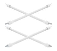 Hohopeti Élément Chauffant de Cuisinière Électrique 4PCS en Quartz Céramique, Tube Chauffant pour Chauffage Infrarouge, Remplacement Facile, pour et Extérieur