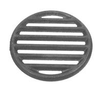 Hohopeti Grille en Fonte Ronde pour Barbecue Charbon Fonte, Support en Fer Haute Résistance Maintien de Température Élevée, Facile à Installer pour Cuisson en Plein Air