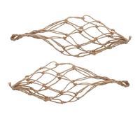 Hohopeti Manchon Filets en Macramé pour Bouteille de Vin 2 Pièces, Étui de Voyage Résistant en Corde Naturelle, pour Stockage et Transport à Domicile Déplacement