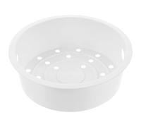 Hohopeti Panier vapeur légumes multifonctionnel pour légumes et dumplings, insert pour cuiseur vapeur 3L en PP blanc, 18.80x18.80x6.00cm, robuste, pour cuisine chinoise traditionnelle